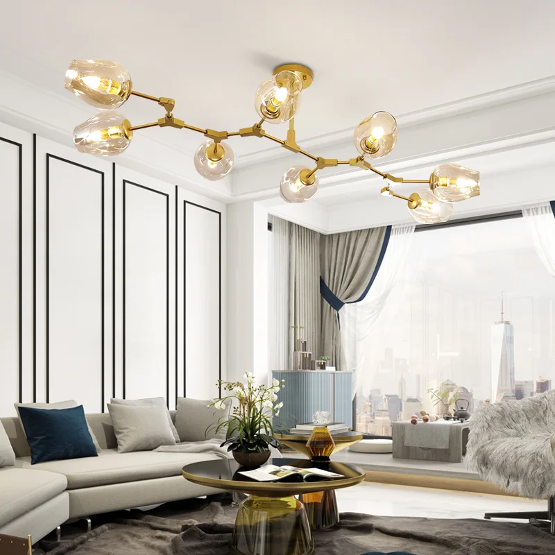 Modern Led Nordic Designer Molecular Pendant Lights Branch Glass Art Simple Lighting Lamp For Bar Living Room Dining Lamps
Modern Led Nordic Designer Molecular Pendant Lights Branch Glass Art Simple Lighting Lamp For Bar Living Room Dining Lamps