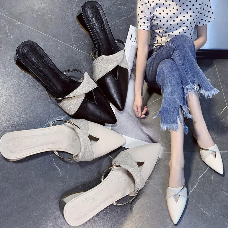 My-Love 2020 New Summer Flats Lady Sandals Slippers Soild Color Slip on Pointed Toe Women Outdoor Slipper Shoes Woman Slides
My-Love 2020 New Summer Flats Lady Sandals Slippers Soild Color Slip on Pointed Toe Women Outdoor Slipper Shoes Woman Slides