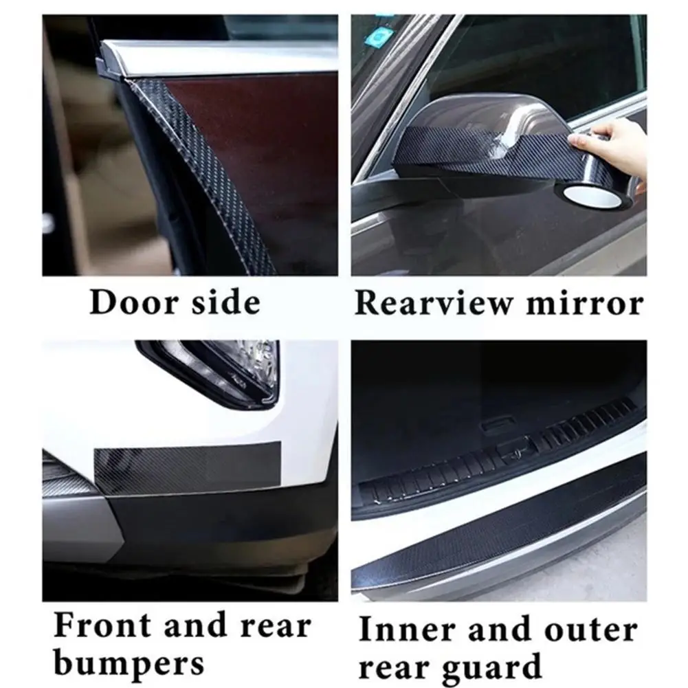 5D carbon fiber door anti-collision strip, anti-scratch universal board, strip sticker pedal protection J1R7
5D carbon fiber door anti-collision strip, anti-scratch universal board, strip sticker pedal protection J1R7