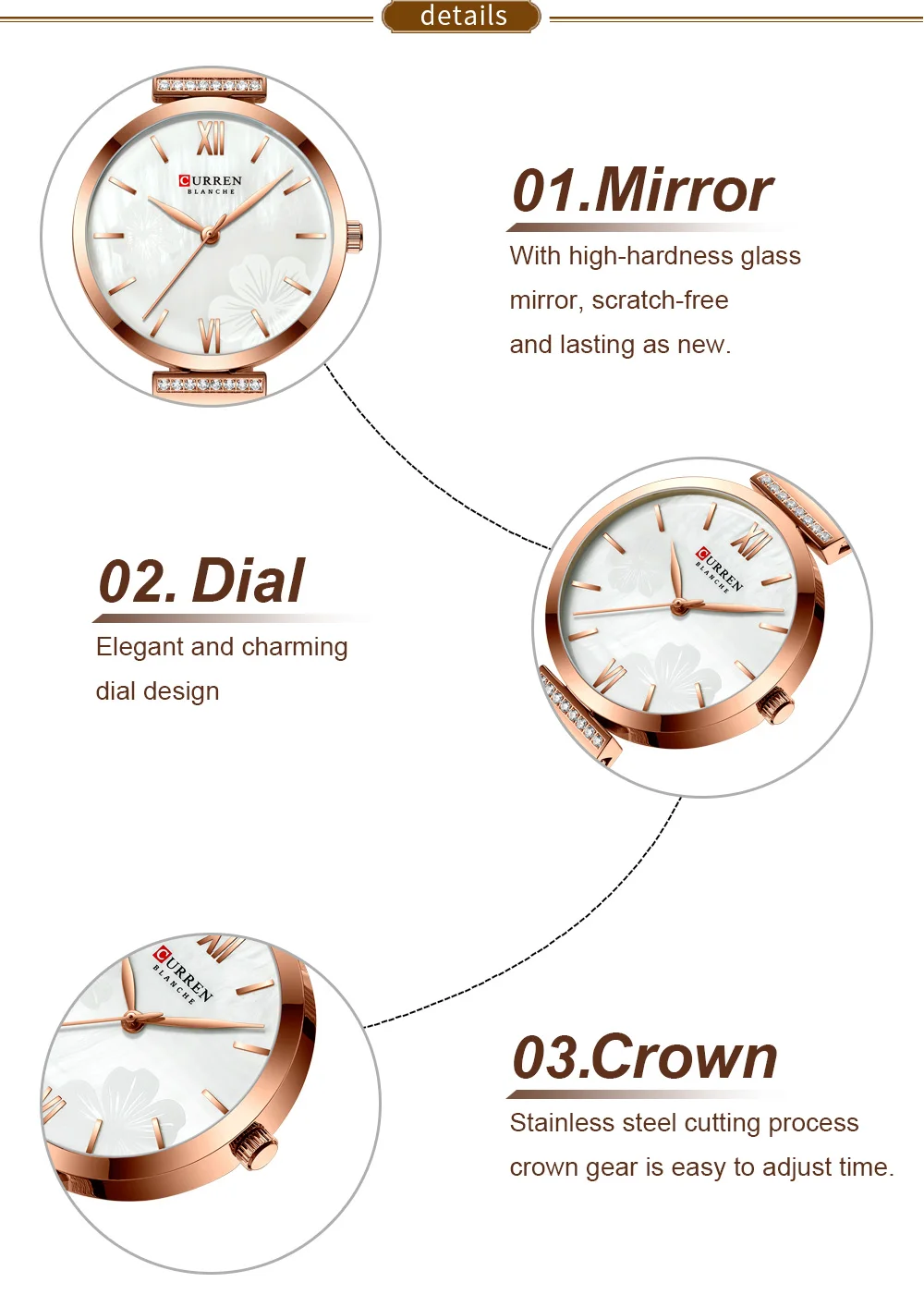 CURREN New Watches Women's Simple Fashion Quartz Watch Ladies Wristwatch Charm Bracelet Stainless Steel Clock relogios feminino
CURREN New Watches Women's Simple Fashion Quartz Watch Ladies Wristwatch Charm Bracelet Stainless Steel Clock relogios feminino