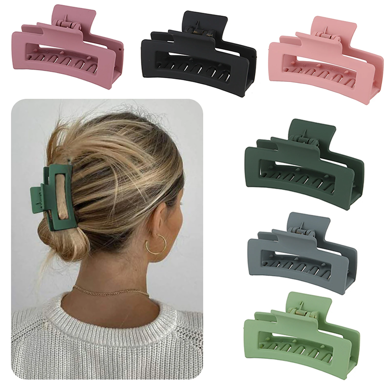 6 шт., заколки-Крабики для волос
6 шт., заколки-Крабики для волос