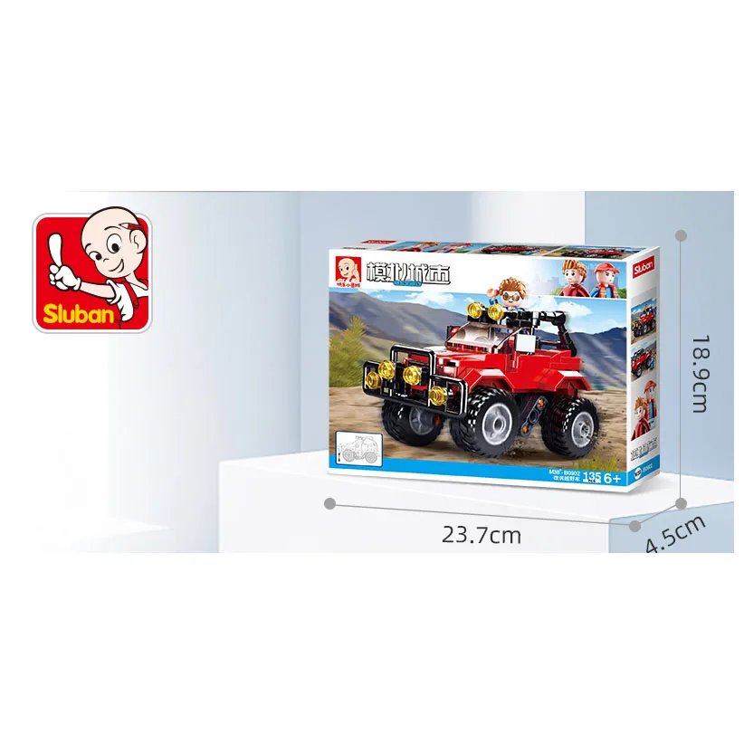 136pcs Happy SLuban M38-B0902 Explore off-road Vehicles Simulated City Building Block Car Children's Puzzle Assembled Toy
136pcs Happy SLuban M38-B0902 Explore off-road Vehicles Simulated City Building Block Car Children's Puzzle Assembled Toy