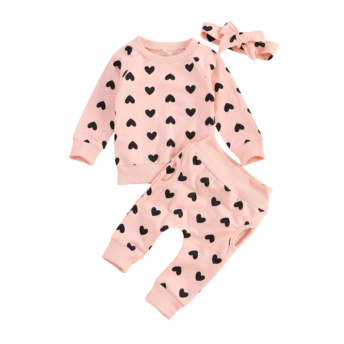 Autumn Spring Newborn Infant Kid Baby Girls Boys Clothes Sets Love Heart Print Pullover Sweatshirt Tops Pants Girls Set
Autumn Spring Newborn Infant Kid Baby Girls Boys Clothes Sets Love Heart Print Pullover Sweatshirt Tops Pants Girls Set