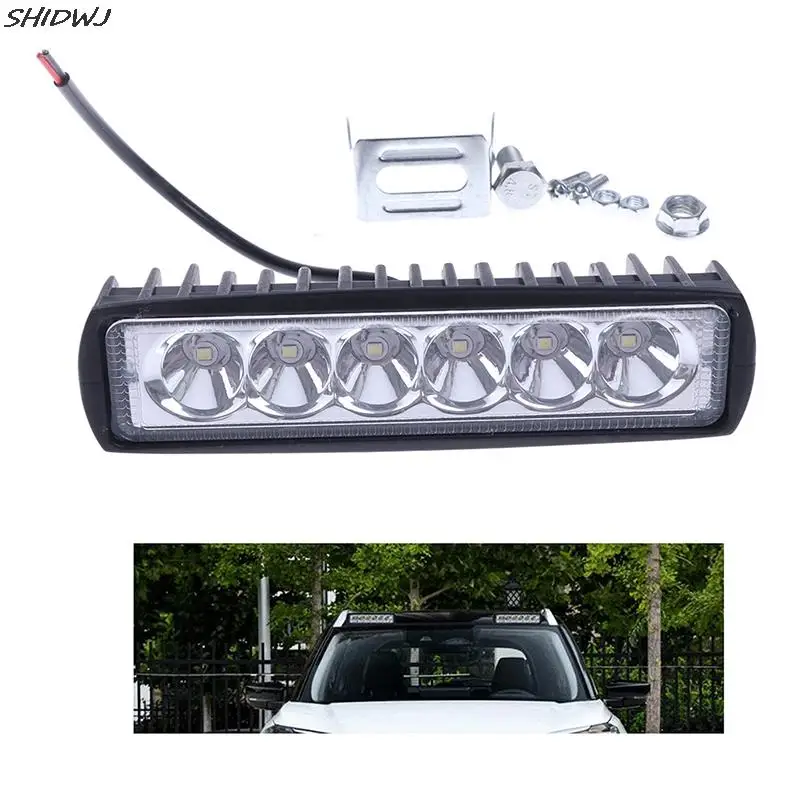 

6Inch 18W 6LED LED Work Light Bar Offroad Led Worklights Work Light Bar Flood Spot Beam Offroad Car SUV Driving Work Lamp