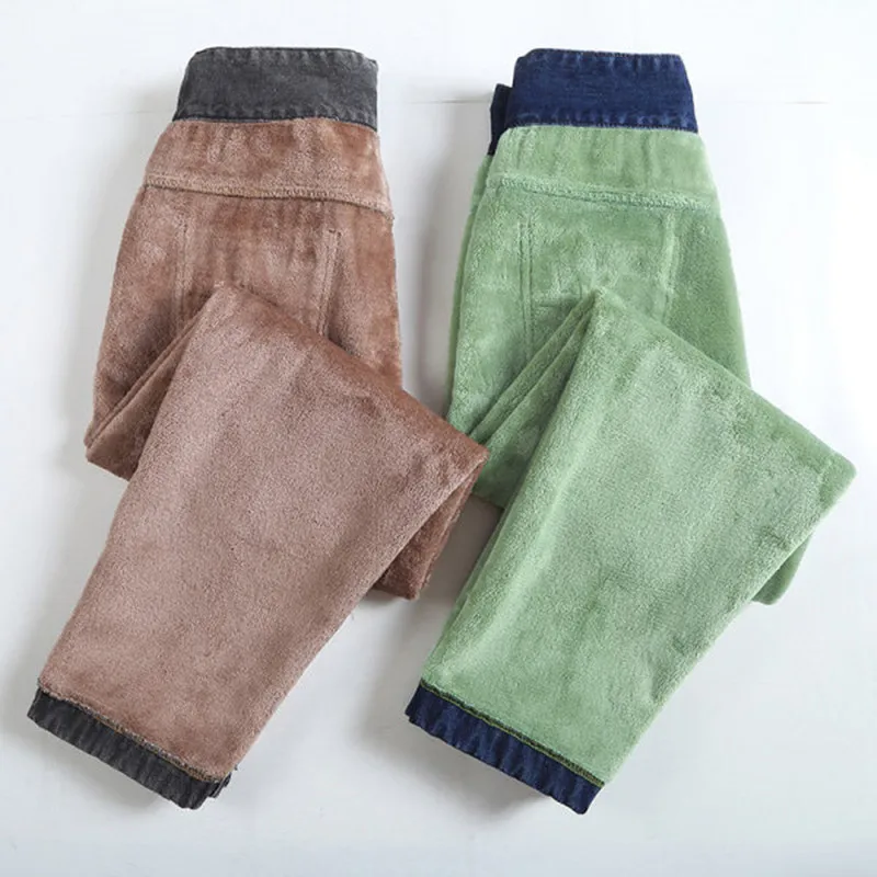 High Waist Jeans Women Winter Warm Baggy Jeans Thickening Fleeces Harem Pants Ankle-length Denim Trousers Black Pockets P318
High Waist Jeans Women Winter Warm Baggy Jeans Thickening Fleeces Harem Pants Ankle-length Denim Trousers Black Pockets P318