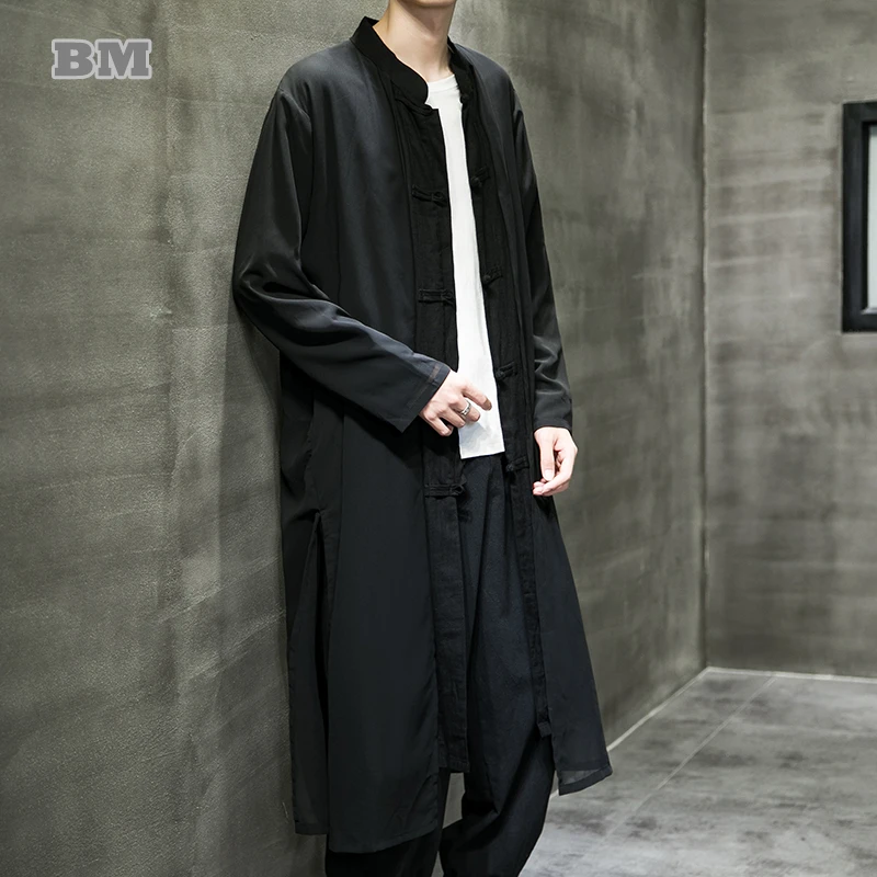 Chinese Traditional Dress Plus Size Long Robe Ancient Style Chiffon Hanfu Men Clothing 2022 Kung Fu Tai Chi Casual Coat Male
Chinese Traditional Dress Plus Size Long Robe Ancient Style Chiffon Hanfu Men Clothing 2022 Kung Fu Tai Chi Casual Coat Male