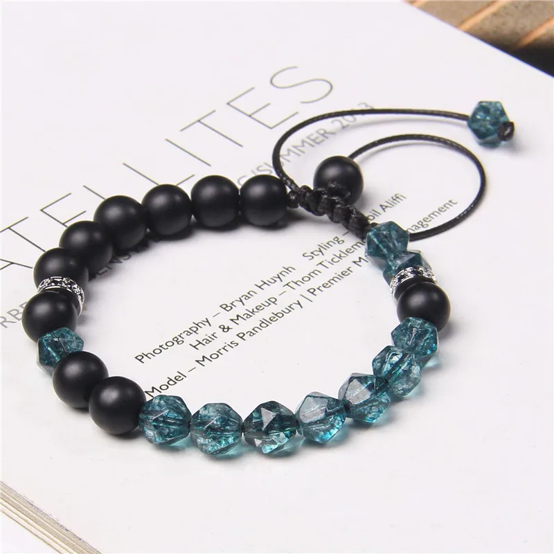 8mm Natural Faceted Beaded Braid Bracelet Quartz Amethysts Woven Bracelets Female Trendy Yoga Bracelet for Men Women Jewelry
8mm Natural Faceted Beaded Braid Bracelet Quartz Amethysts Woven Bracelets Female Trendy Yoga Bracelet for Men Women Jewelry