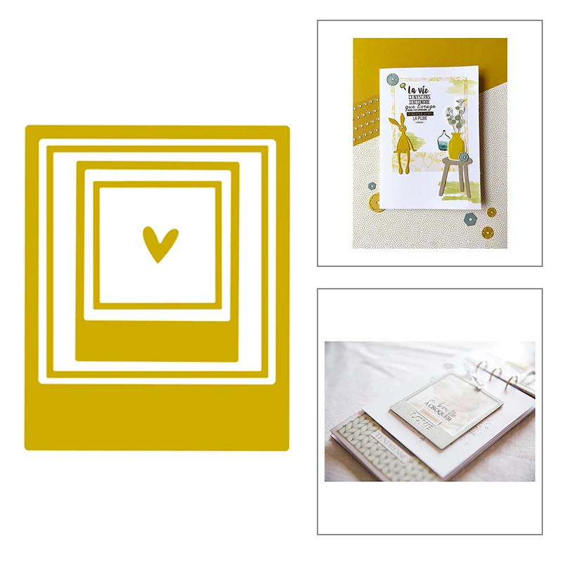 2020 New Heart and Rectangle Nesting Metal Cutting Dies For DIY Embossing Making Photo Frame Greeting Card Album Scrapbooking
2020 New Heart and Rectangle Nesting Metal Cutting Dies For DIY Embossing Making Photo Frame Greeting Card Album Scrapbooking