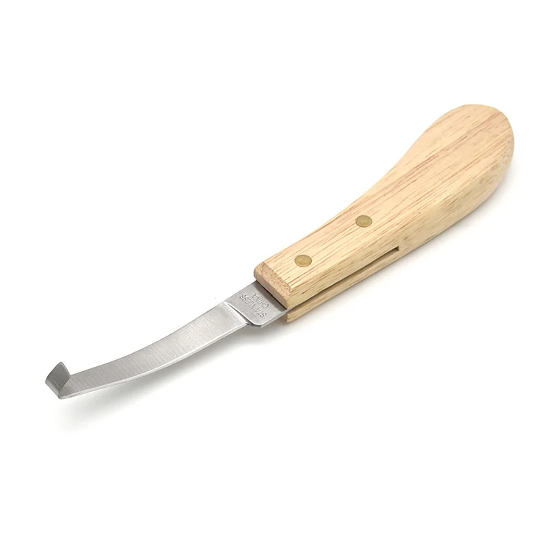 1 Pcs Sheep Hoof Trimmer Single Eedge Cattle Horse Wooden Handle Stainless Steel Blade Hoof Knife Shears Cutter Multipurpose
1 Pcs Sheep Hoof Trimmer Single Eedge Cattle Horse Wooden Handle Stainless Steel Blade Hoof Knife Shears Cutter Multipurpose