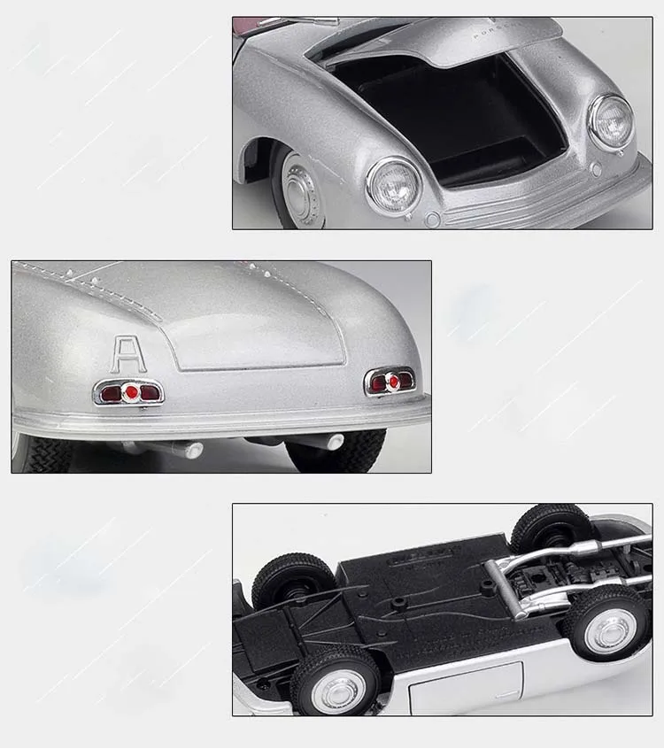Welly Diecast 1:24 Model Car 1948 Porsche 356 No.1 Roadster Metal Convertible Sports Car Alloy Toy Car For Kid Gifts Collection
Welly Diecast 1:24 Model Car 1948 Porsche 356 No.1 Roadster Metal Convertible Sports Car Alloy Toy Car For Kid Gifts Collection