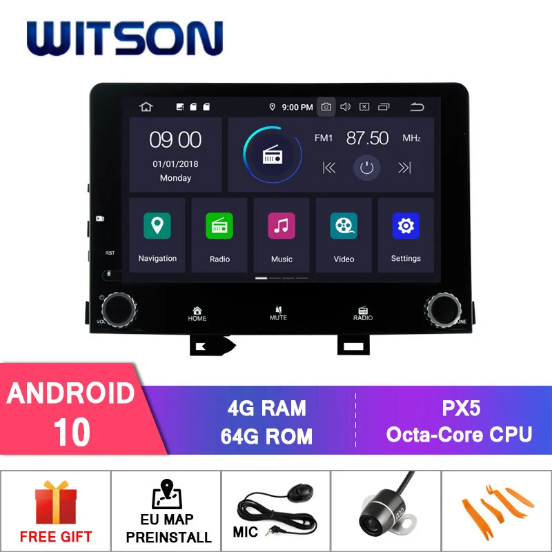 WITSON Android 10.0 CAR DVD PLAYER for KIA RIO 2017 Car Multimedia Player Stereo AutoAudio GPS Navigation DVD Video Carplay
WITSON Android 10.0 CAR DVD PLAYER for KIA RIO 2017 Car Multimedia Player Stereo AutoAudio GPS Navigation DVD Video Carplay