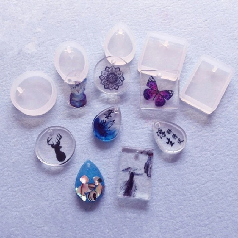 25 Pcs/Set Keychain Pendant Silicone Mould DIY Crafts Jewelry Necklace Casting Tool Crystal Epoxy Resin Mold
25 Pcs/Set Keychain Pendant Silicone Mould DIY Crafts Jewelry Necklace Casting Tool Crystal Epoxy Resin Mold