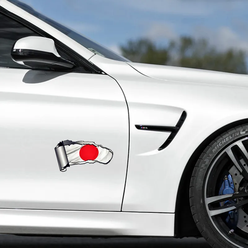 Creativity Ripped Open Gash Torn Metal Design with Japan Japanese Hinomaru National Flag Windshield Suv Decoration Kk20*11cm
Creativity Ripped Open Gash Torn Metal Design with Japan Japanese Hinomaru National Flag Windshield Suv Decoration Kk20*11cm