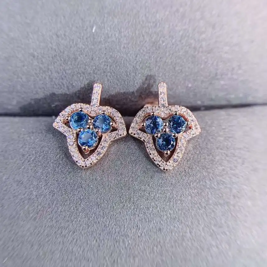 elegant lovely Fan leaf natural Blue topaz earrings 925 silver Natural gemstone earring women for girl party girl jewelry
elegant lovely Fan leaf natural Blue topaz earrings 925 silver Natural gemstone earring women for girl party girl jewelry