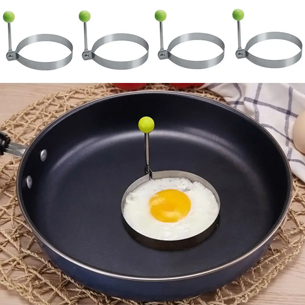 4 Pcs Srainless Steel Fried Egg Pancake Shaper Omelette Mold Mould Frying Egg Cooking Tools Kitchen Accessories Gadget Rings
4 Pcs Srainless Steel Fried Egg Pancake Shaper Omelette Mold Mould Frying Egg Cooking Tools Kitchen Accessories Gadget Rings