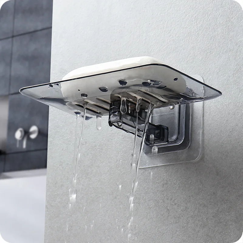 Soap Rack No Drilling Wall Mounted Double Layer Soap Holder Soap Sponge Dish Bathroom Accessories Soap Dishes Self Adhesive
Soap Rack No Drilling Wall Mounted Double Layer Soap Holder Soap Sponge Dish Bathroom Accessories Soap Dishes Self Adhesive