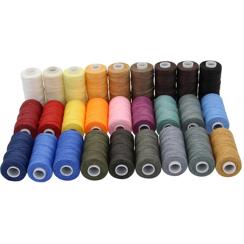 50M 0.8mm Hand Stitching Waxed Thread Flat Waxed Sewing Line thickness Waxed Thread for Leather waxed Cord for Leather Craft
50M 0.8mm Hand Stitching Waxed Thread Flat Waxed Sewing Line thickness Waxed Thread for Leather waxed Cord for Leather Craft