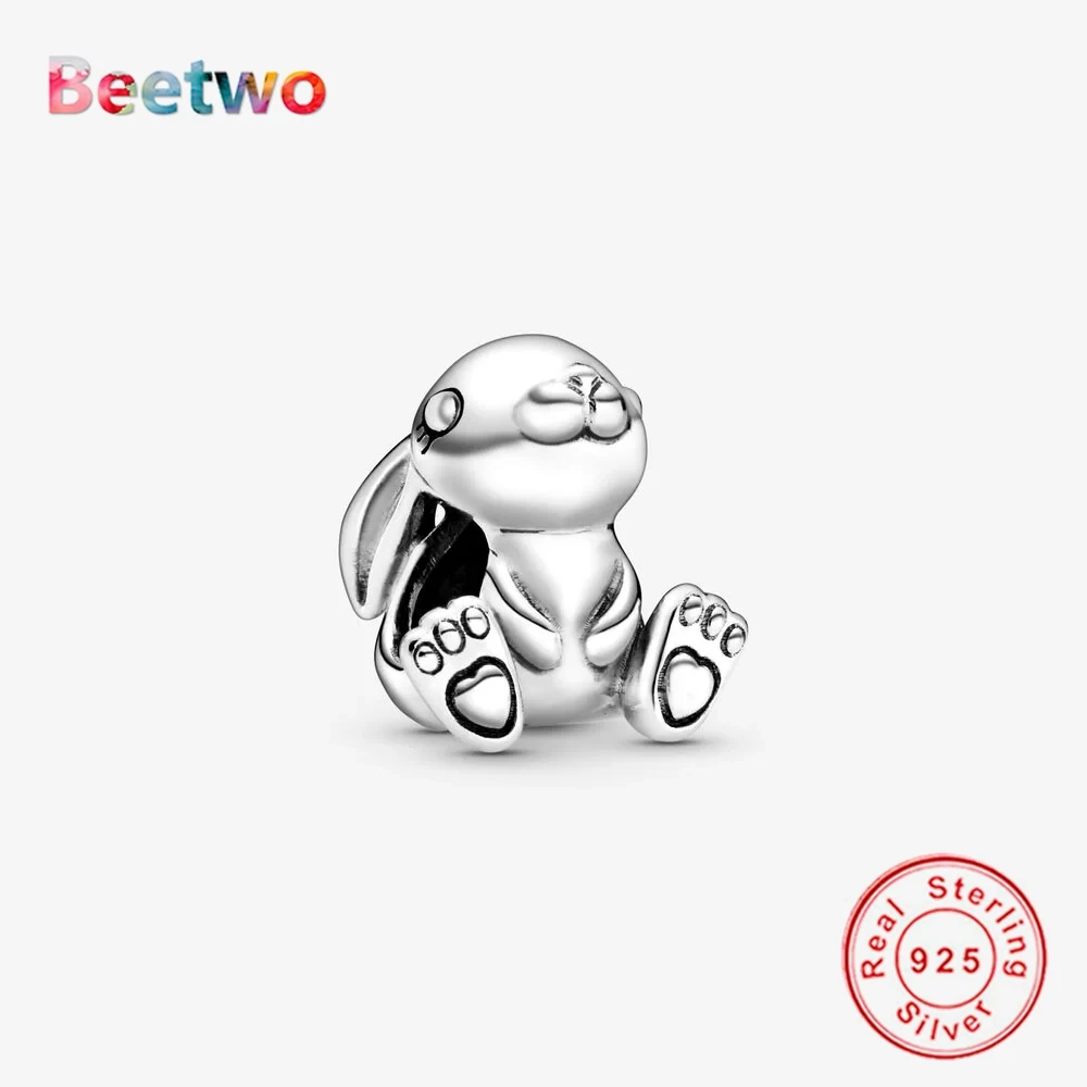 925 Sterling Silver Nini the Rabbit Charm Beads Original Charms Bracelet Bead Women Fashion Jewelry Berloque
925 Sterling Silver Nini the Rabbit Charm Beads Original Charms Bracelet Bead Women Fashion Jewelry Berloque