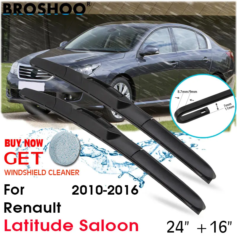 Car Wiper Blade Front Window Windscreen Windshield Wiper Blades Auto Accessories For Renault Latitude Saloon 24"+16" 2010-2016
Car Wiper Blade Front Window Windscreen Windshield Wiper Blades Auto Accessories For Renault Latitude Saloon 24"+16" 2010-2016