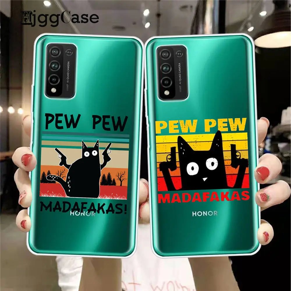 Funny Black Cat What Phone Case For Huawei Honor 10 20 30 Lite Pro 10i 30i 8X 9X 10X Lite Cartoon Pew Pew Madafakas Cover shell
Funny Black Cat What Phone Case For Huawei Honor 10 20 30 Lite Pro 10i 30i 8X 9X 10X Lite Cartoon Pew Pew Madafakas Cover shell