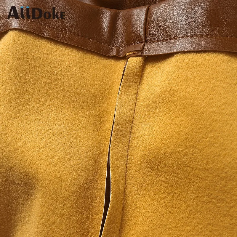 ALLDOKE vintage casual faux leather pants women summer high waist loose pants mujer office ladies straight calf length pants
ALLDOKE vintage casual faux leather pants women summer high waist loose pants mujer office ladies straight calf length pants