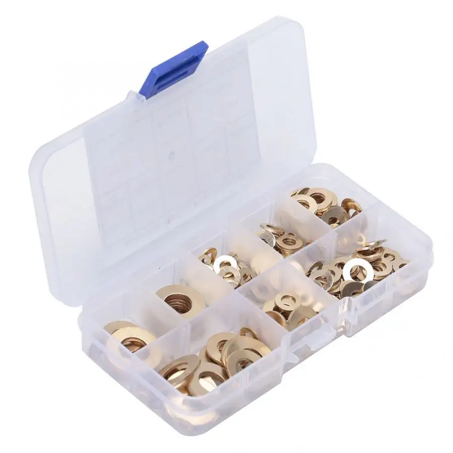 Латунная плоская шайба shim Brass набор прокладок Kit 360pcs M2.5 M3 M4 M5 M6 M8 M10
Латунная плоская шайба shim Brass набор прокладок Kit 360pcs M2.5 M3 M4 M5 M6 M8 M10