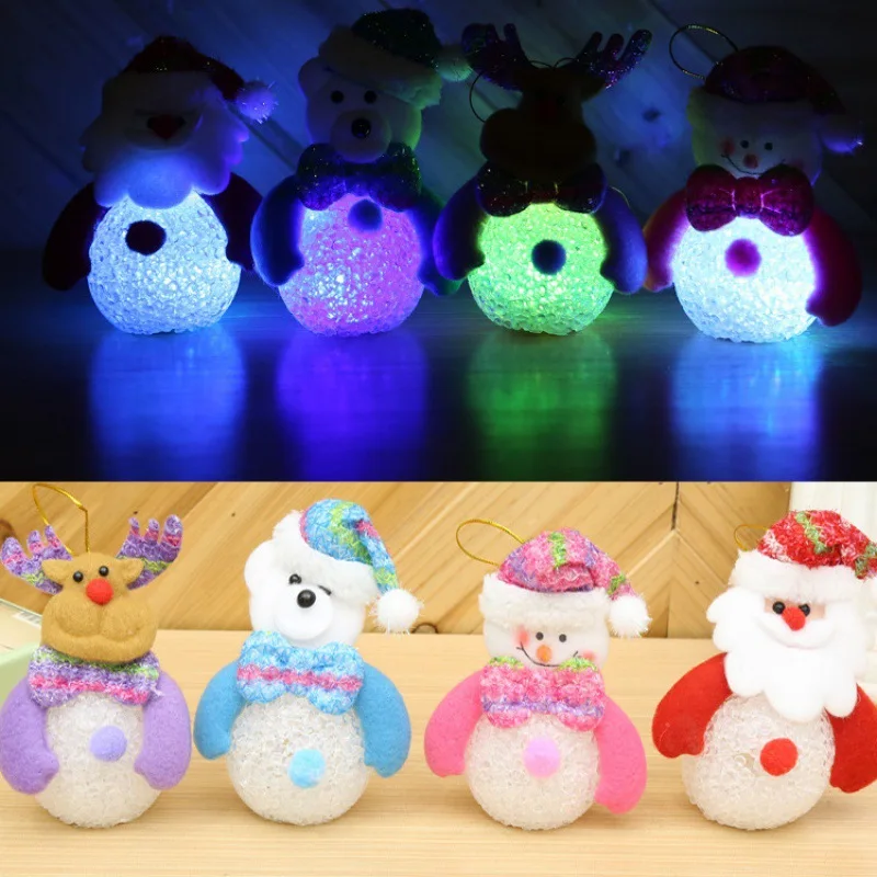 Christmas Plush Toy Keychain LED Light Santa Claus Snowman Figurines Xmas Home Party Hanging Decoration Gift Toys For Baby Kids
Christmas Plush Toy Keychain LED Light Santa Claus Snowman Figurines Xmas Home Party Hanging Decoration Gift Toys For Baby Kids