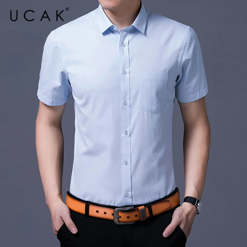 UCAK Brand Summer Soft Shirts Men Clothing New Fashion Style Streetwear Casual Solid Color Shirt Pocket Clothes Homme U6228
UCAK Brand Summer Soft Shirts Men Clothing New Fashion Style Streetwear Casual Solid Color Shirt Pocket Clothes Homme U6228