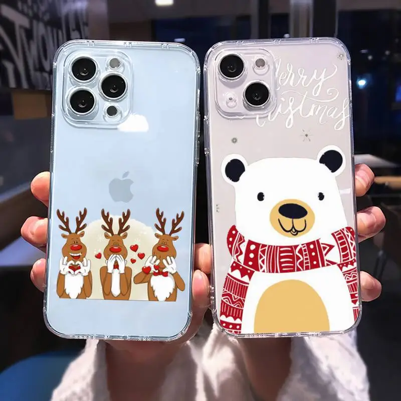 Christmas Deer Bear Phone Case for iphone 13 12 11 pro max mini 6 6s 7 8 plus SE2020 X XR XS shell iphone 13 pro max case
Christmas Deer Bear Phone Case for iphone 13 12 11 pro max mini 6 6s 7 8 plus SE2020 X XR XS shell iphone 13 pro max case