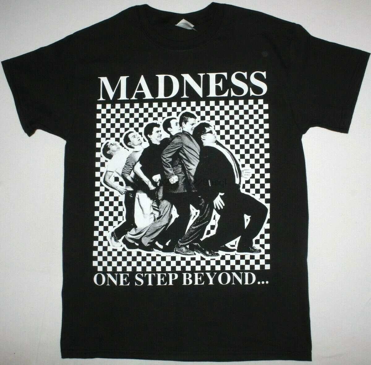 Madness One Step Beyond Two Tone Ska The Specials Suggs New Black T-Shirt 
Madness One Step Beyond Two Tone Ska The Specials Suggs New Black T-Shirt