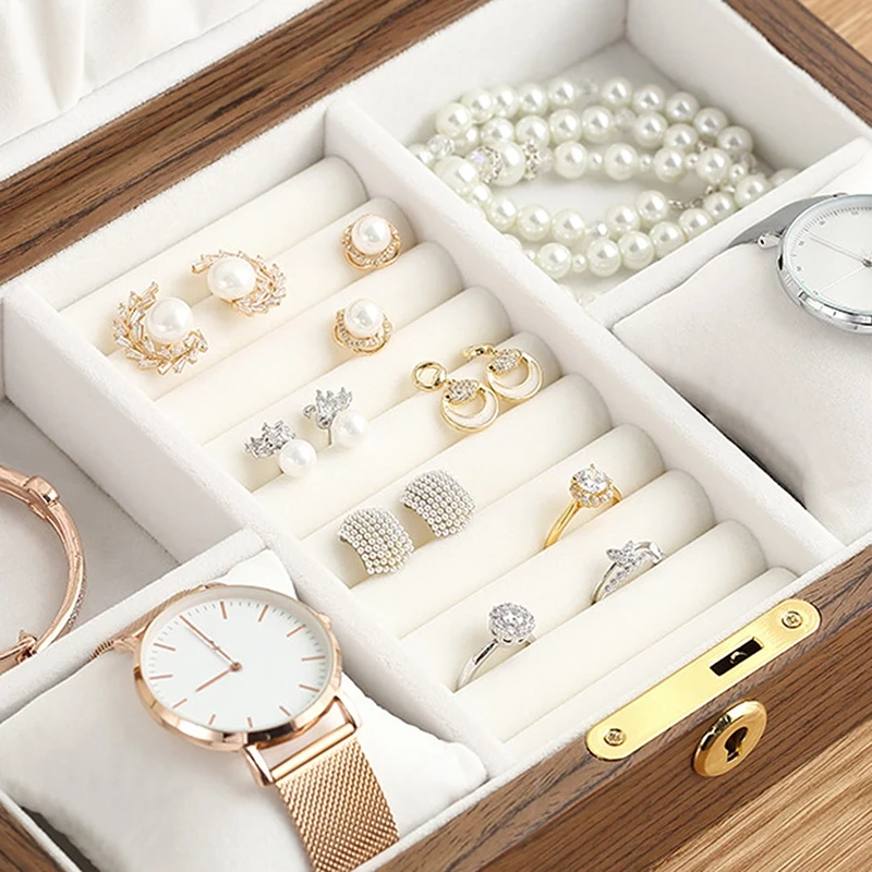 Upgraded Watch Box,Jewelry Organizer Holder Jewelry Display Box Earrings Storage Organizer,Made of High Quality Wood
Upgraded Watch Box,Jewelry Organizer Holder Jewelry Display Box Earrings Storage Organizer,Made of High Quality Wood