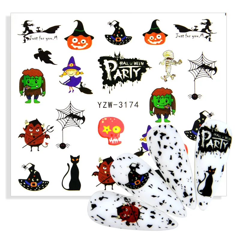 Christmas / Halloween Nail Art Stickers Festival Pumpkin Wraps Waterproof DIY Manicure Accessories
Christmas / Halloween Nail Art Stickers Festival Pumpkin Wraps Waterproof DIY Manicure Accessories