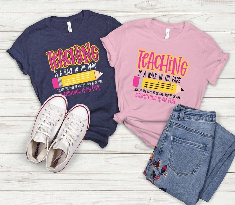 Teaching Is A Walk In The Park T-shirt, Teacher Life, Teacher Appreciation Tee, Cute Teacher Shirt tshirt women tops for women
Teaching Is A Walk In The Park T-shirt, Teacher Life, Teacher Appreciation Tee, Cute Teacher Shirt tshirt women tops for women