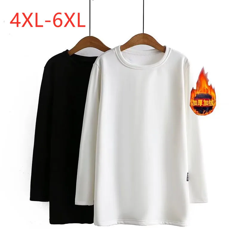 Large women's autumn and winter new slim loose thickened long sleeve Plus Size split T-shirt
Large women's autumn and winter new slim loose thickened long sleeve Plus Size split T-shirt