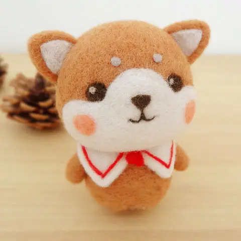 Cartoon Shiba Inu Puppy Dog Poked Doll Handmade DIY Wool Felt Craft Non Finished Toy Creative Gift Pendant Material Package Set
Cartoon Shiba Inu Puppy Dog Poked Doll Handmade DIY Wool Felt Craft Non Finished Toy Creative Gift Pendant Material Package Set