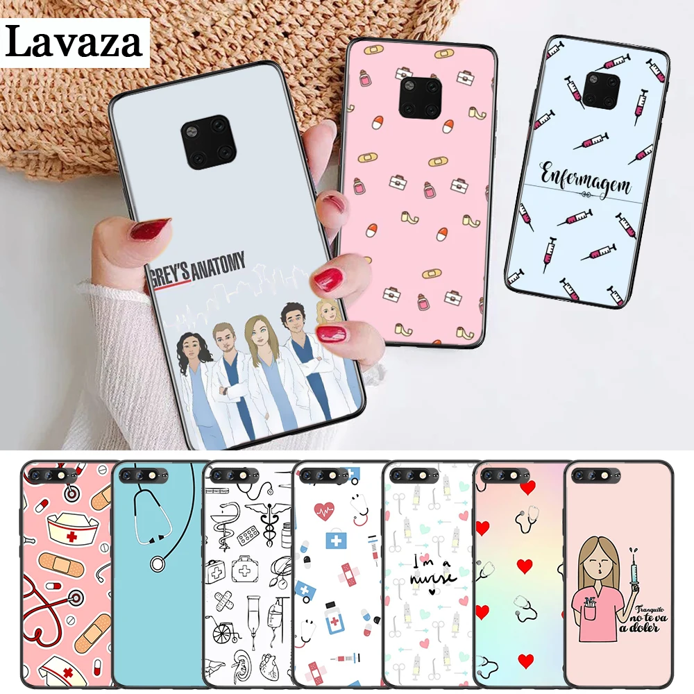 Силиконовый чехол для медсестры медицинская медицина Huawei Nova Smart 2 Lite 2i 3 3i 4 4E 5 Pro 5i