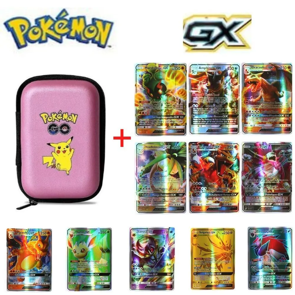 Карты для игр GX VMAX Pokemon Pikachu, вместительный альбом с держателем для карт, Жесткий Чехол для книг, коробочка для хранения, испанский/английский...
Карты для игр GX VMAX Pokemon Pikachu, вместительный альбом с держателем для карт, Жесткий Чехол для книг, коробочка для хранения, испанский/английский...