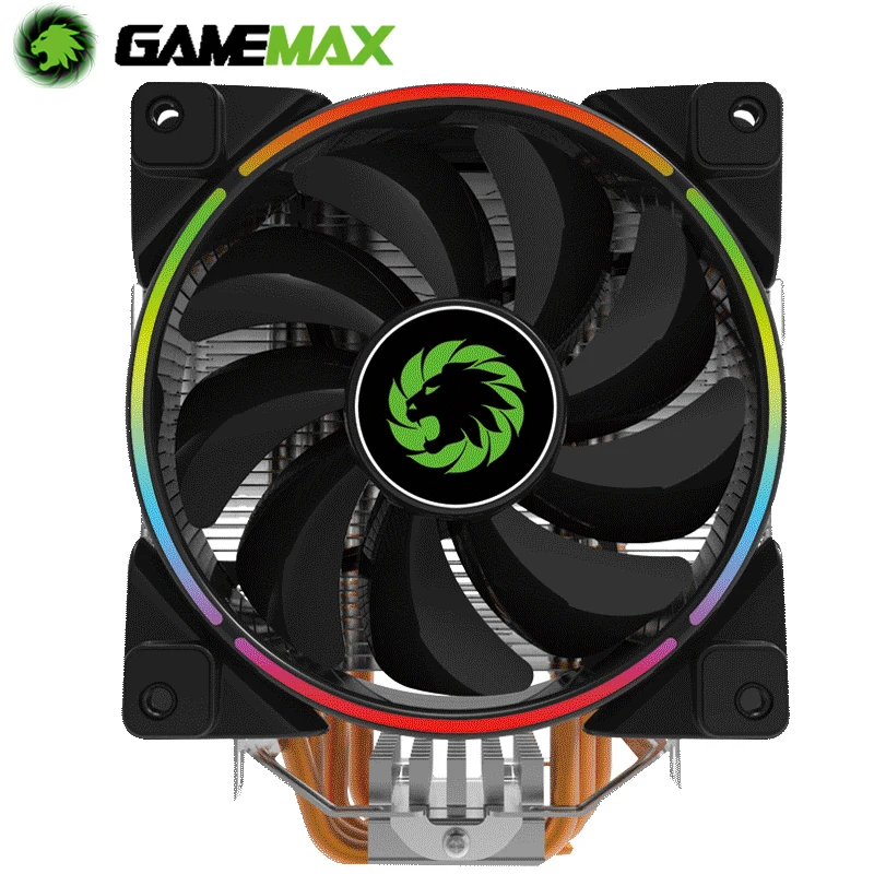 GameMax Gamma500 RGB CPU Cooler 5 Heat Pipes 120mm ARGB LED Radiator for Intel LGA 1200 115X 775 AMD AM4 AM3 AM2 FM2 CPU Cooling
GameMax Gamma500 RGB CPU Cooler 5 Heat Pipes 120mm ARGB LED Radiator for Intel LGA 1200 115X 775 AMD AM4 AM3 AM2 FM2 CPU Cooling