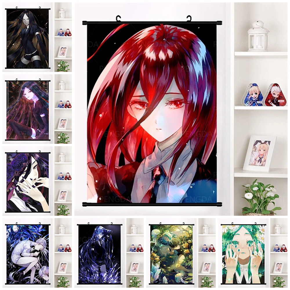 Plastic Hanging Scrolls Painting Print Cartoon Canvas Land of the Lustrous Houseki Picture Home Decoration Wall Anime Poster Art
Plastic Hanging Scrolls Painting Print Cartoon Canvas Land of the Lustrous Houseki Picture Home Decoration Wall Anime Poster Art