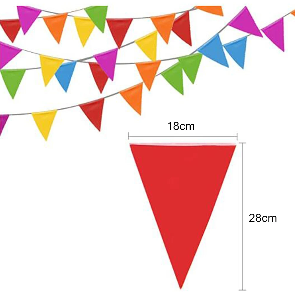 40m Colorful Hanging Triangle Flag Buntings Outdoor Polyester Party Anniversary Banner Flags Festival Pennant Parade Office Home
40m Colorful Hanging Triangle Flag Buntings Outdoor Polyester Party Anniversary Banner Flags Festival Pennant Parade Office Home