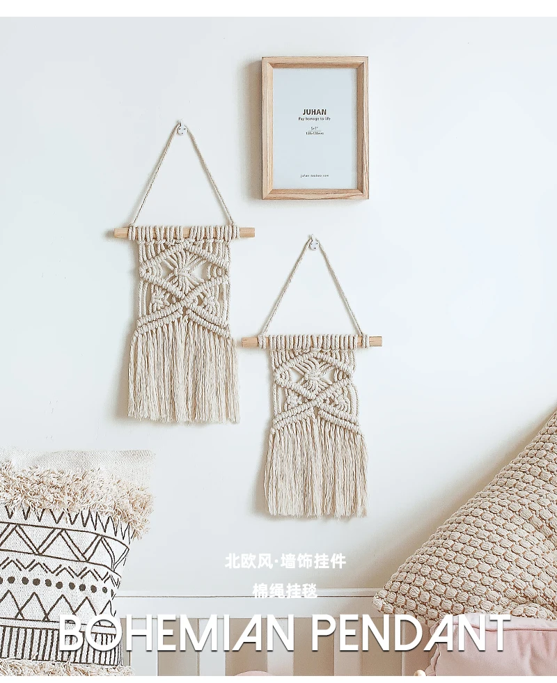 Leaf tassel iron ring hand-woven tapestry dream catcher pendant wall hanging stall popular product
Leaf tassel iron ring hand-woven tapestry dream catcher pendant wall hanging stall popular product