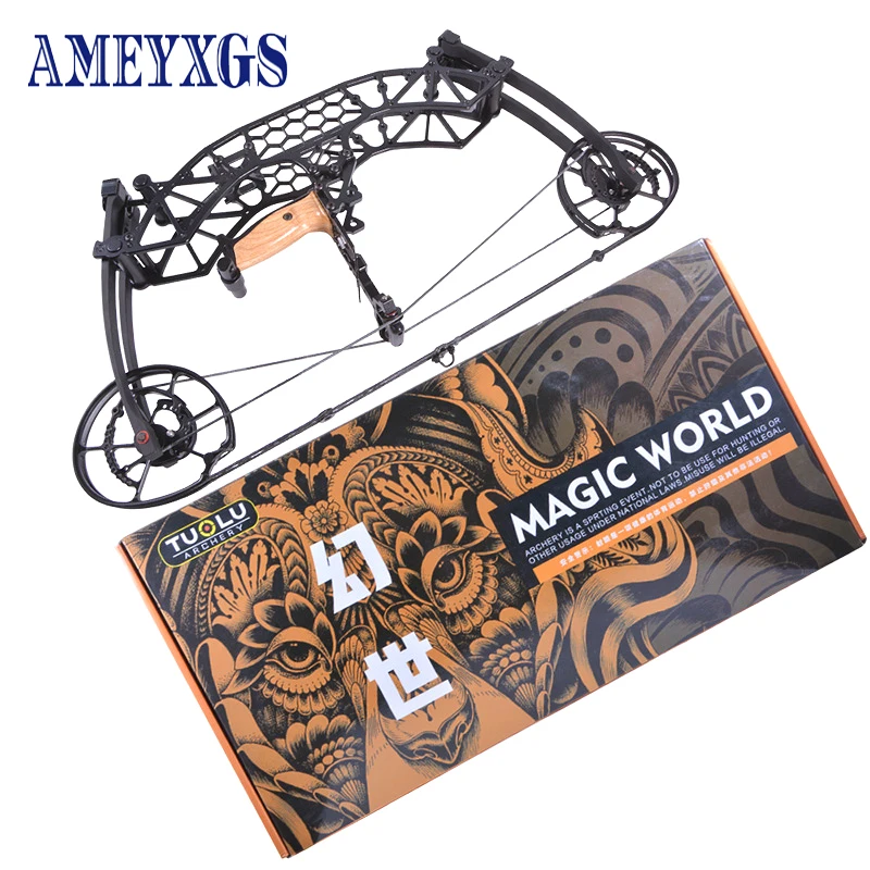 1pc Archery Steel Ball Dual Purpose Compound Bow 35-65Ibs Labor Saving Ratio 80% Draw Length Adjustable IBO 320/380 Fps Hunting
1pc Archery Steel Ball Dual Purpose Compound Bow 35-65Ibs Labor Saving Ratio 80% Draw Length Adjustable IBO 320/380 Fps Hunting
