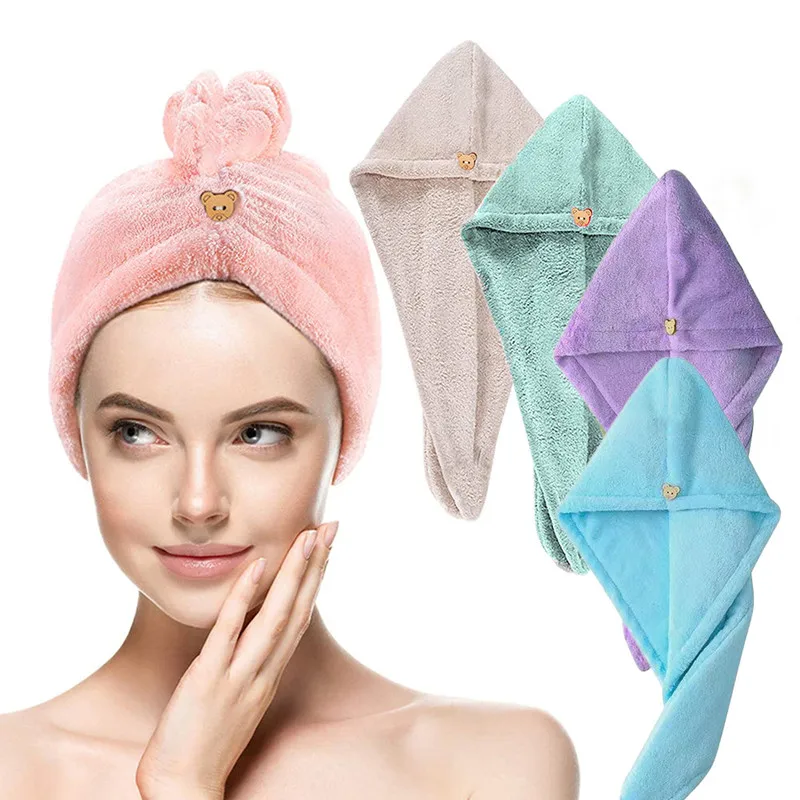 Double-layer Turban For Hair Drying Wrap Hair Towel Microfib Towel Microfiber Hair Towel Quick-drying Adult Students Children
Double-layer Turban For Hair Drying Wrap Hair Towel Microfib Towel Microfiber Hair Towel Quick-drying Adult Students Children