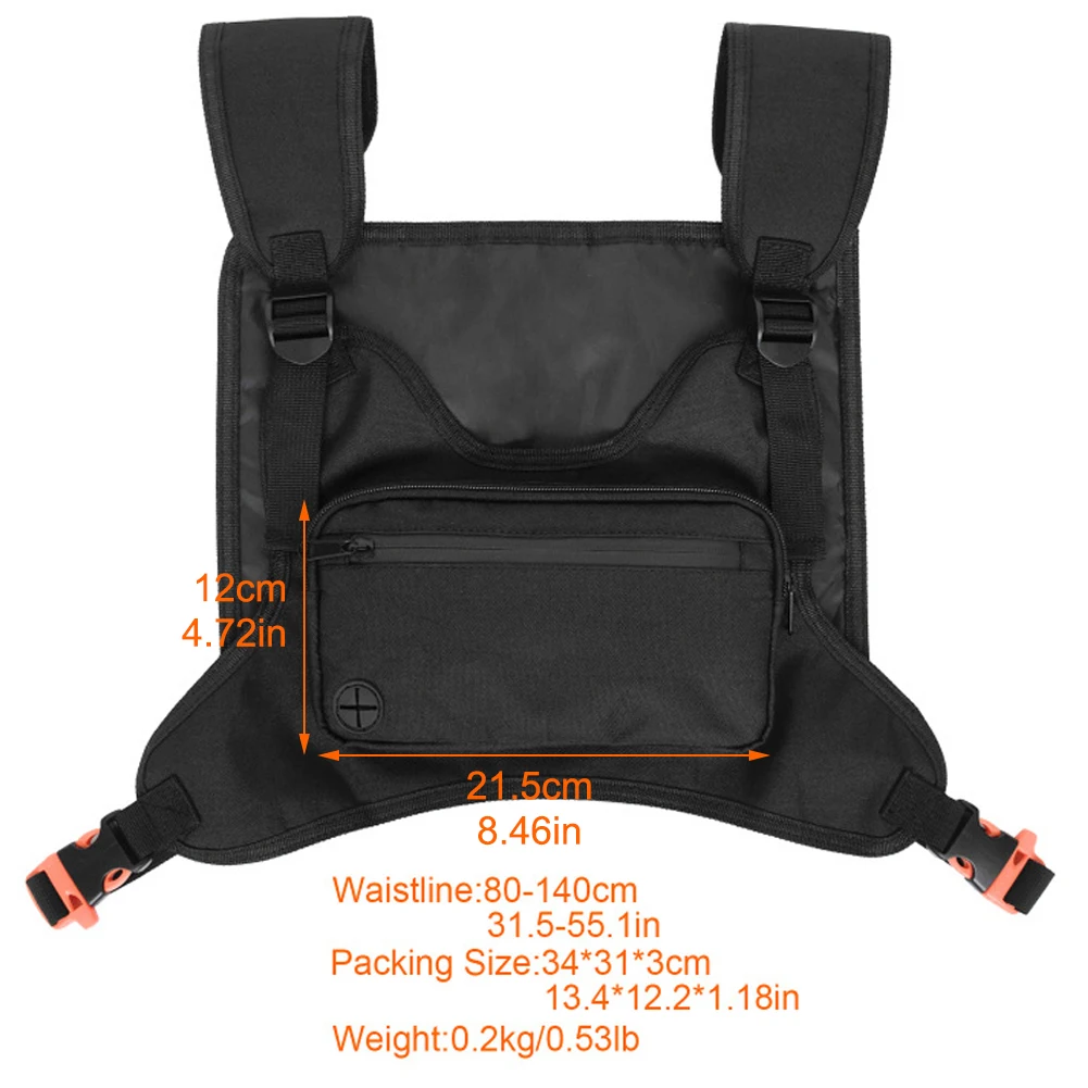 Tactical Chest Rig Bag Radio Harness Front Pouch Holster Military Vest Rig Bag Adjustable Functional Two Way Radio Waist Pouch
Tactical Chest Rig Bag Radio Harness Front Pouch Holster Military Vest Rig Bag Adjustable Functional Two Way Radio Waist Pouch