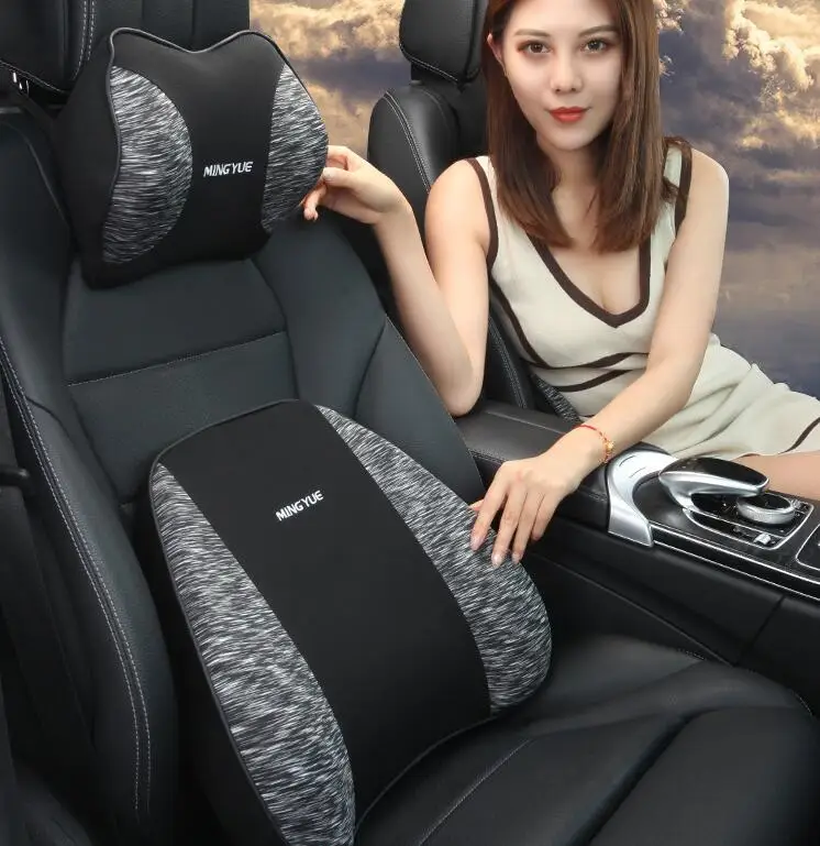2021 Car Lumbar Support Back Cushion Memory Foam Car Head Rest Pillow Washable Car Seat Neck Pillow for Traveling Driving Office
2021 Car Lumbar Support Back Cushion Memory Foam Car Head Rest Pillow Washable Car Seat Neck Pillow for Traveling Driving Office