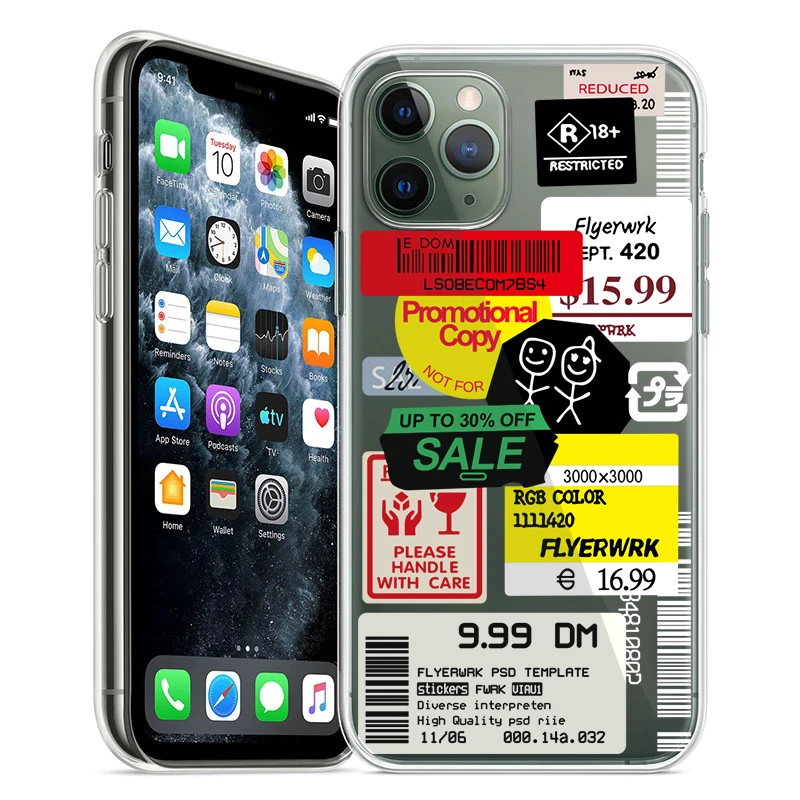 Retro Bar Code Label Phone Case For iPhone 12 Mini 11 Pro XS Max X XS XR 7 8 Plus Soft Cover Case For iPhone 12Pro 11Pro SE 2020
Retro Bar Code Label Phone Case For iPhone 12 Mini 11 Pro XS Max X XS XR 7 8 Plus Soft Cover Case For iPhone 12Pro 11Pro SE 2020