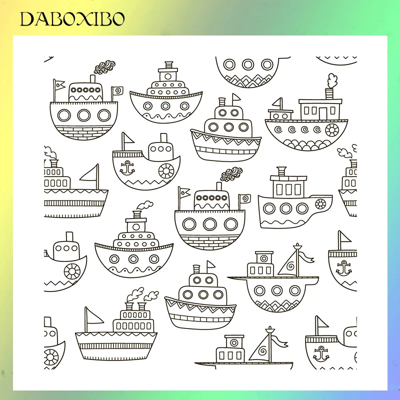 DABOXIBO Many Boats Clear Stamps For DIY Scrapbooking/Card Making/Photo Album Silicone Decorative Crafts 13X13
DABOXIBO Many Boats Clear Stamps For DIY Scrapbooking/Card Making/Photo Album Silicone Decorative Crafts 13X13