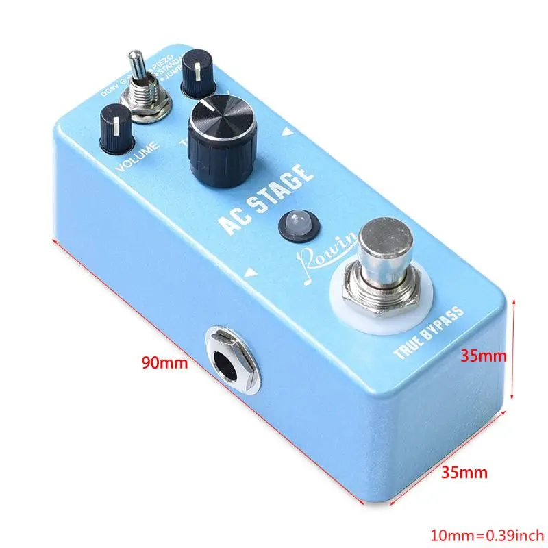 ROWIN Guitar Effects Classical AC Stage Acoustic Effects Pedal Guitar True Bypass Design Acoustic Guitar Simulation Effects
ROWIN Guitar Effects Classical AC Stage Acoustic Effects Pedal Guitar True Bypass Design Acoustic Guitar Simulation Effects