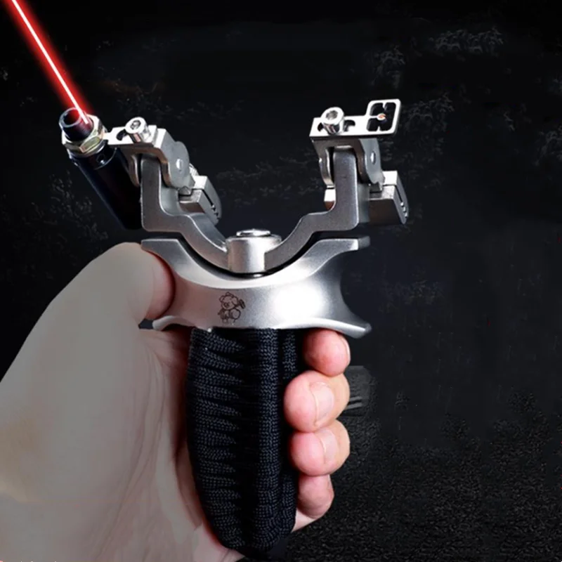 New Slingshot Stainless Steel Mechanical Aiming Point High-precision Outdoor 360° Rotating Slingshot Hunting Shooting
New Slingshot Stainless Steel Mechanical Aiming Point High-precision Outdoor 360° Rotating Slingshot Hunting Shooting
