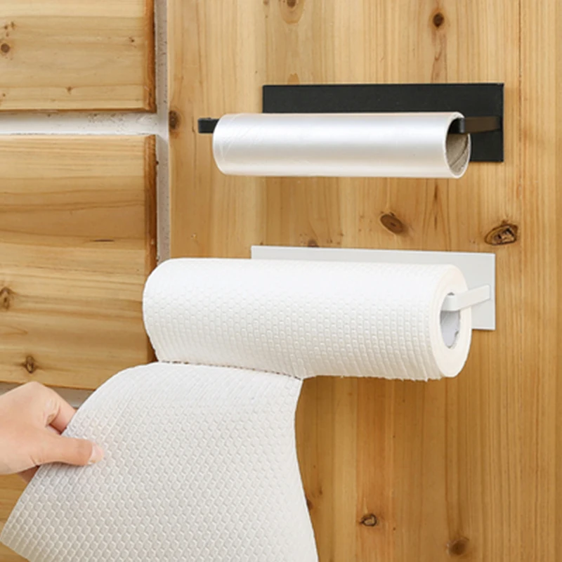 Perforated Paper Towel Holder Toilet Paper Hanger Roll Paper Holder Fresh Film Storage Rack Wall Hanging Shelf
Perforated Paper Towel Holder Toilet Paper Hanger Roll Paper Holder Fresh Film Storage Rack Wall Hanging Shelf